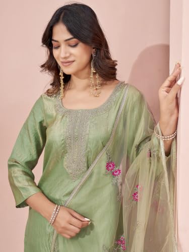 Image of Womanista Farshi Salwar Suit for Women| Farsi Kurta Set with Dupatta