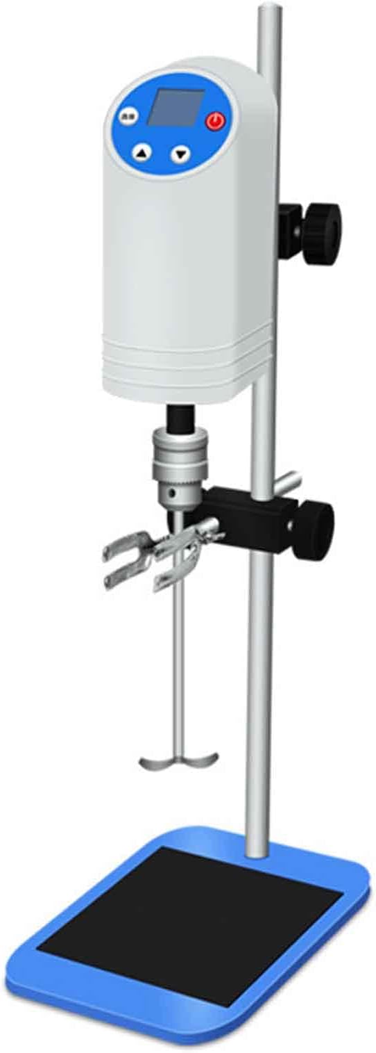 Electric Stirrer, Digital Display Auto Stirrer with Time Setting, Constant Speed Overhead Stirrer for Laboratory Use, 40L Capacity, Speed Memory Function for Chemicals and Medicine