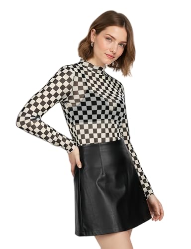 Image of Buauty Sheer Tops for Women,Mesh Fishnet Tops Plus Size,Stylish and Sensational Mesh Blouses for Fashion-Forward Ladies