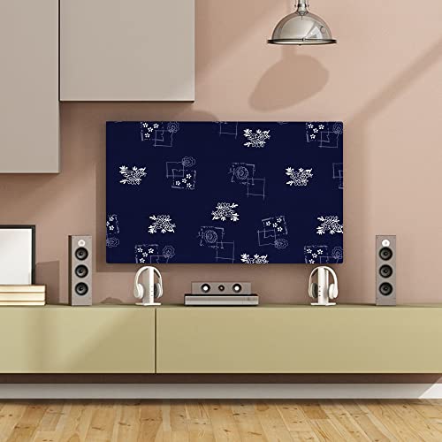 Image of Glassiano Marigold Dustproof Printed 58 inch LED TV Cover Screen Protector Compatible for All Models, Print 16
