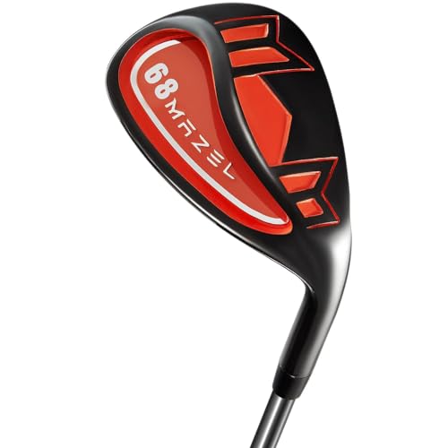 Cale de golf haute loft MAZEL 68° orange pour stopper la balle