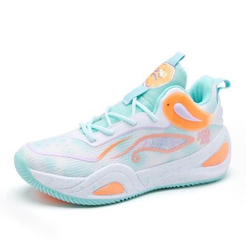 Men's Basketball Shoes Fashionable Breathable Anti Slip Sports Shoes Outdoor Running Fitness Training Shoes