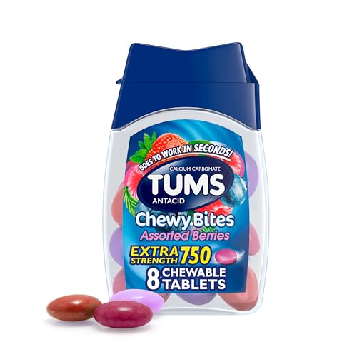 TUMS Chewy Bites Chewable Antacid Tablets - 8 ct