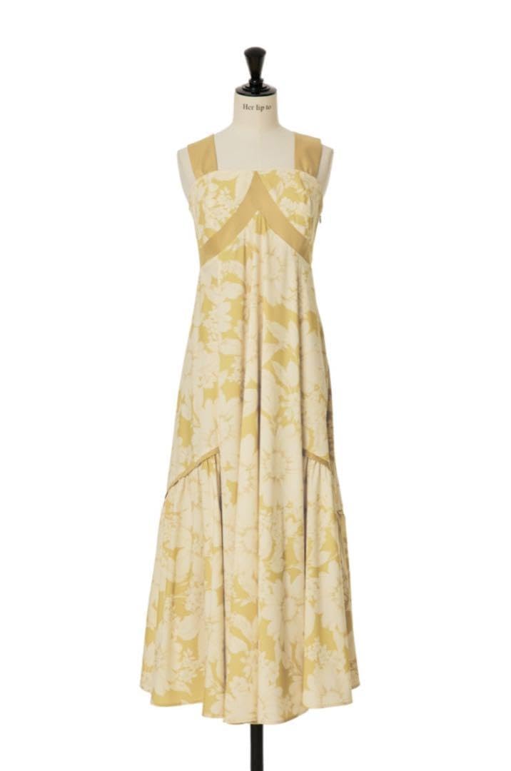 ワンピース herlipto Mallorca BackRibbonFloralDress Herlipto Mallorca BackRibbonFloralDress