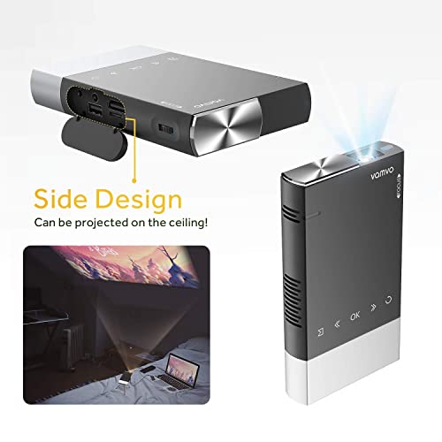Portable WiFi Projector, Native 1080P Mini Movie Projector, 200 ANSI, WiFi & Wired Screen Mirroring, HDMI USB Type‑C, Video Projector for Home Theater Bedroom & Outdoor Camping by Vamvo - Image 7