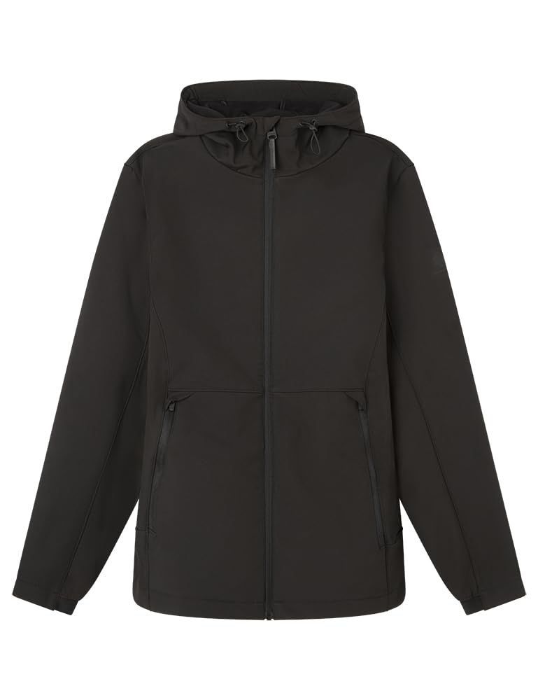 SPRINGFIELD Softshell Technical Parka Water Resistant Polyester With Zip Up Pockets And Hoodie. Parka Con Capucha Hombre