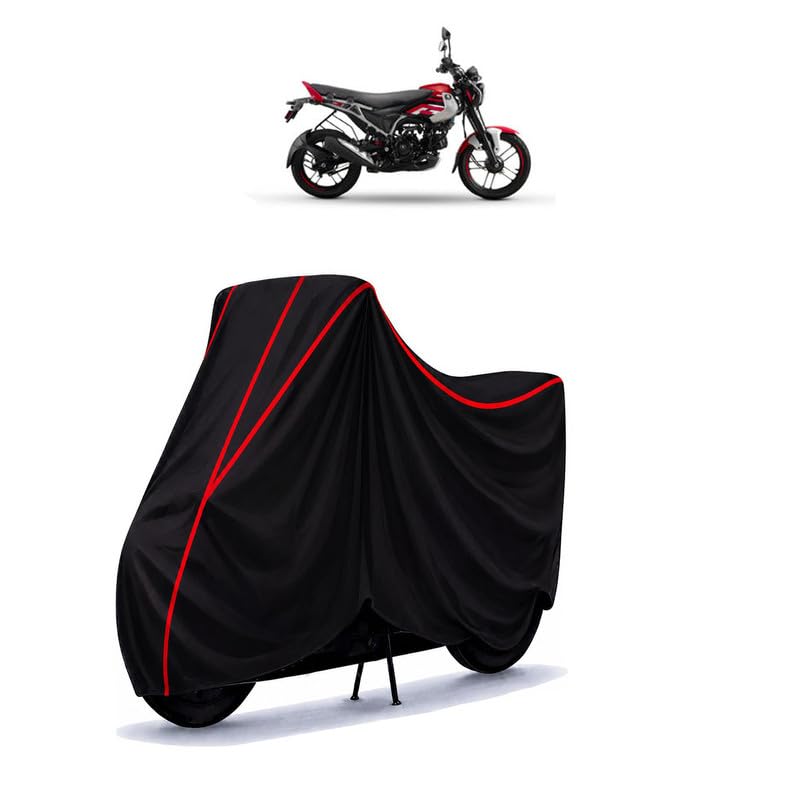 Image of Bajaj Freedom 125 CNG Water Resistant Bike Cover for All Motorcycles & Rain | Heavy Duty Taffeta Fabric | UV Protection, Dustproof, Scratchproof | All Weather Two Wheeler Cover with Elastic Bottom