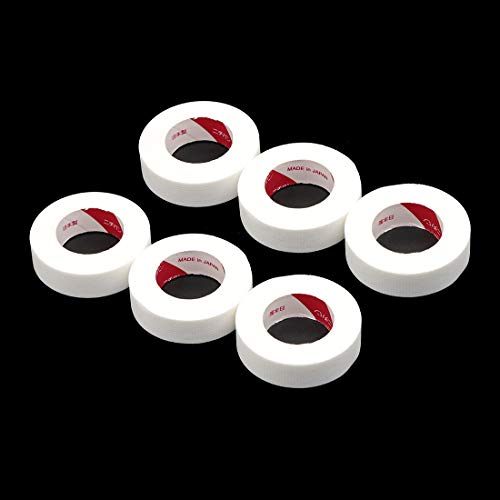 6 Rolls Wimpern Tape Wimpernverlängerung Band Eyelash Extension Tape Micropore Breathable Medical Lash Extension Tape Lash Pads Under Eye Patches (JP lash tape)