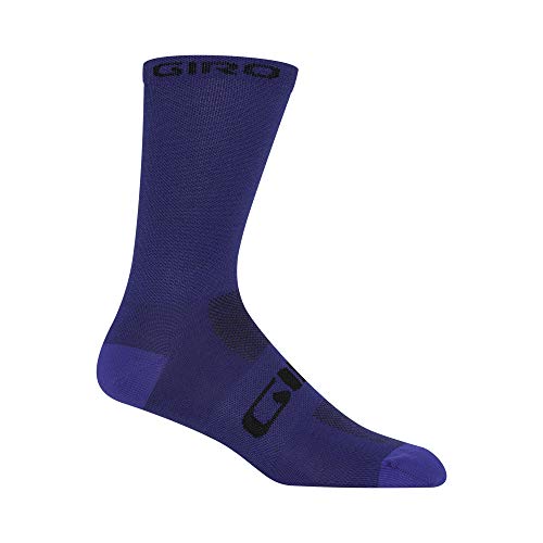 Giro Seasonal Merino Wool Adult Cycling Socks - Trim Blue (2021), Medium