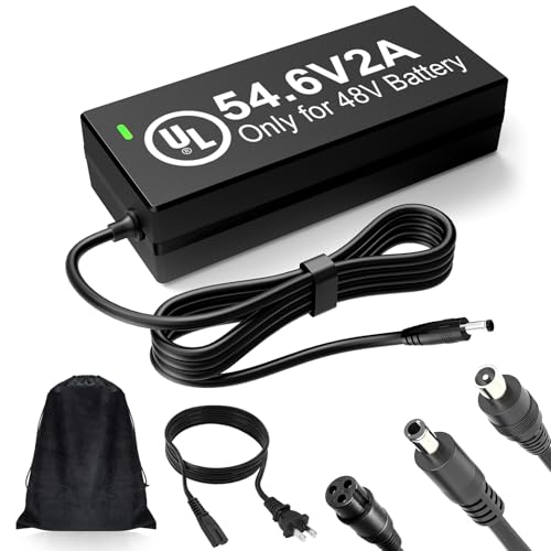 48V Lithium Battery Charger – UL Certified 54.6V 2A Fast