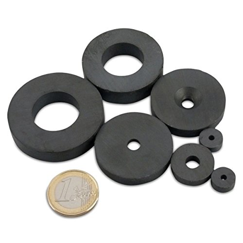 Anneau magnétique ø 100 x 60 x 20 mm y35 ferrite-garde 16 kg
