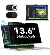 [2 Pack] 27 Inch Magnetic Privacy Screen For Monitor – Anti-Glare, Blue Light Filter, Anti-Spy For 16:9 Widescreen Displays