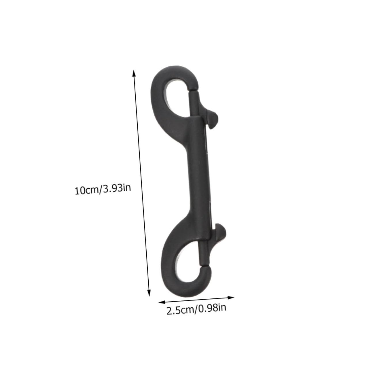 SOLUSTRE Outdoor Sports Double-Ended Snap Hook Stainless Steel Trigger Clip for Versatile Use Pet Leashes Key Chains and Outdoor Activities Lightweight and Design