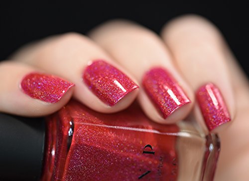 Image of ILNP Closure - Apple Red Holographic Nail Polish
