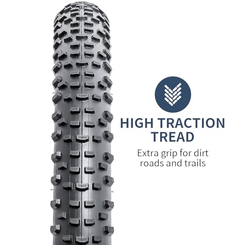 YUNSCM 26×2.10 Lightweight Bike Tires (ETRTO 54-559) 60TPI