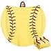 Hahafelt 60" Round Sports Throw Blanket for Teens Adults Soft Flannel Baseball Softball Tennis Soccer Baseketball Volleyball Novelty Blanket for Sports Fan Birthday Senior Night Gift(Softball)