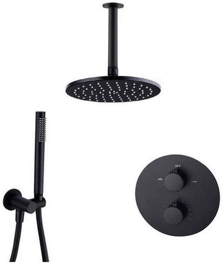 Ensemble de douche à effet pluie rond pour transformer votre salle de bain en spa à la maison