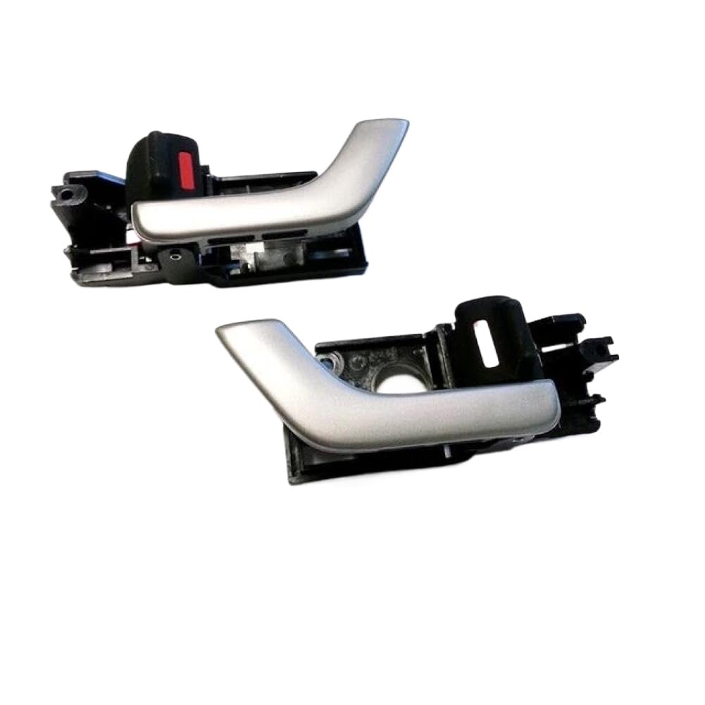 Zdcvfmhqb Right Compatible With Tiburon Coupe 2003-2008 Silver Inside Door Handle Left 826102C500 826202C500 82610 2C500 82620 2C500(Right)