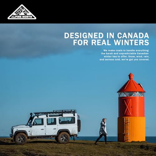 ALPINE NORTH Kluane Women’s Vegan Down Recycled Ultra Long Winter Parka with Hood3