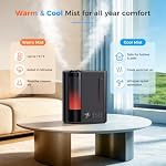 Breezome 8L Warm & Cool Mist Humidifiers for Bedroom Large Room 60H Runtime - Image 2