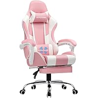 GTPLAYER Silla Gaming con Masajeador Ergonómica Silla Gamer con