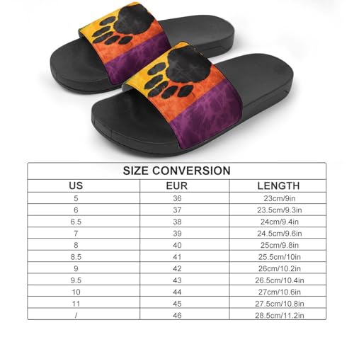 LGBT Paw House Sandals Non-Slip Bathroom Slippers Beach Summer Shoes for Men Women2