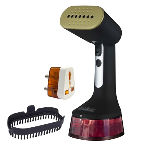 Hamilton Beach Professional Garment Steamer, Steam Iron for Clothes, 1740Watt Fast Heat Up, Turbo Steam Mode, Detachable Fabric Brush, Large 300ml...