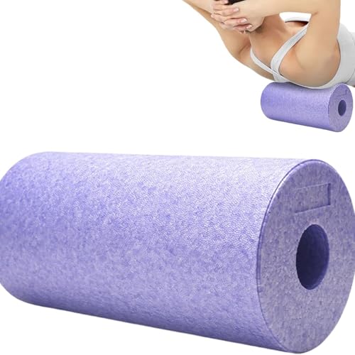 Foam Roller 30cm Rodillo de Masaje de Tejido Profundo para Alivio Muscular de Alta Presión y Recuperación Física | Ideal para Espalda, Cuello, Hombro, Brazo, Pierna y Pie | Yoga, Pilates, Gimnasio, Ejercicio en Casa y Rehabilitación | Morado Claro miniatura 1