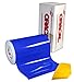 ORACAL 651 Multi-Colored Vinyl Solvent-Based Adhesive-Backed Calendared Wrap Decals w/Yellow Multi-Purpose Squeegee (12" x 5ft, Brilliant Blue)