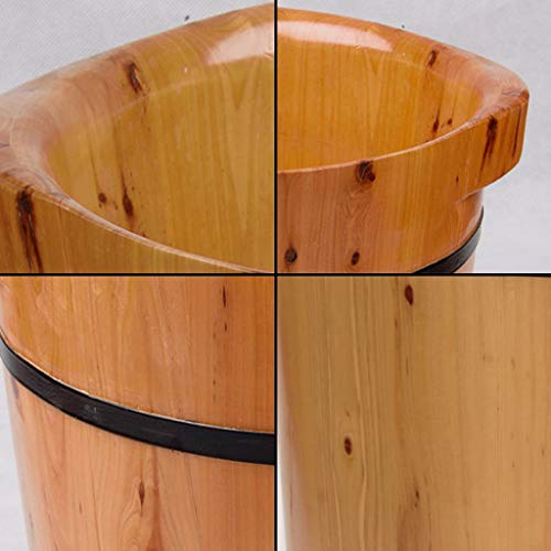 Spa de pies de madera Katzowen 25 cm con ruedas y cubierta miniatura 2