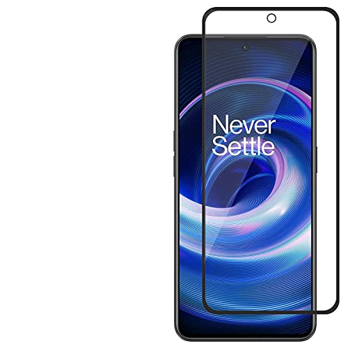 Image of STP FEEL Premium Tempered Glass Screen Protector Guard For Xiaomi Redmi Note 10 / Redmi Note 10S (Black, Pack of 1) Edge to Edge Coverage with Easy Installation Kit
