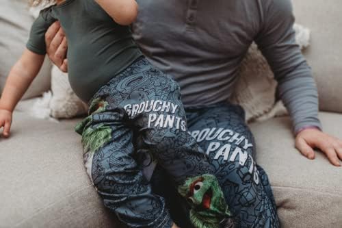 Image of BRIEF INSANITY Sesame Street Character Pajama Pants for Men & Women - Soft Loose-Fit Lounge Bottoms with Side Pockets