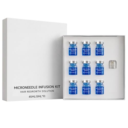 Liquide croissance cheveux et microneedle nourrissant pour routine hydratante maison