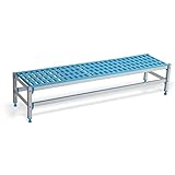 Pujadas P7612 Regalbank, Aluminium und Polypropylen, 830 x 385 x 280 mm
