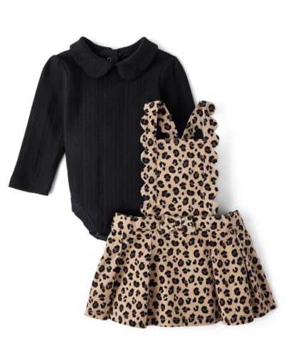 Image of Gymboree Baby Girls' And Newborn Long Sleeve Bodysuit and Jumper, 2-piece Outfit Set