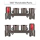 RTop Wandhalterung Zubehörhalter für Dyson Gen5 G5 V15 V12 V11 V10 V8 V7 Staubsaugerzubehör, Dyson Aufsatzhalter (10 Aufbewahrungsbuchsen, 2er Pack)