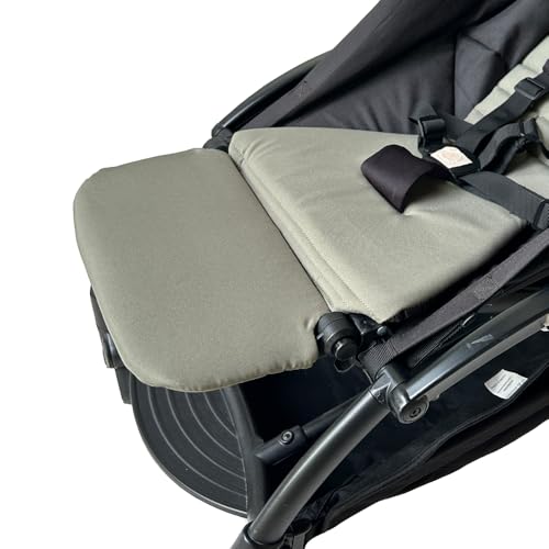 Brogtorl Accesorios para cochecito - Reposapiés - Tabla de extensión compatible con Babyzen YOYO - sin desmontaje - Extensión de 6,2 pulgadas, fácil de fijar y limpiar (Oliva)