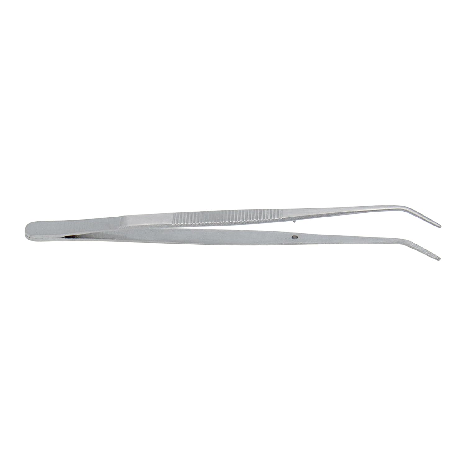 Pinzas de acero inoxidable, con punta dentada curvada, multiusos, pinzas para máquina de coser, pinzas para reparación de manualidades (10)