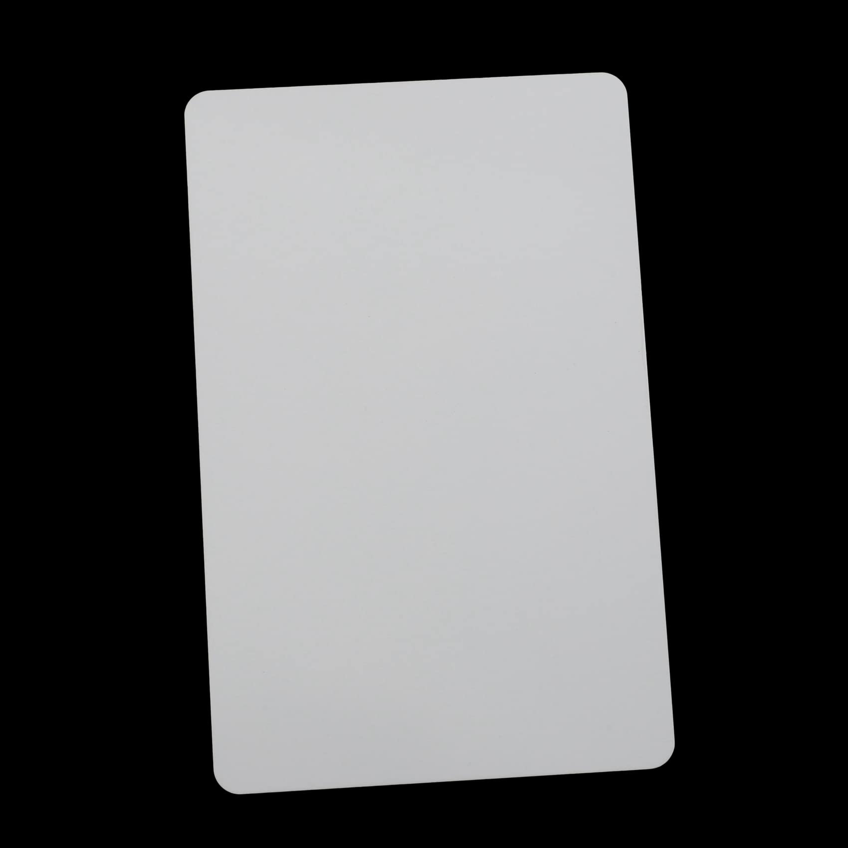 Lot de 200 cartes de visite en plastique PVC - Double face - Impression à chaud - En plastique avec maillon