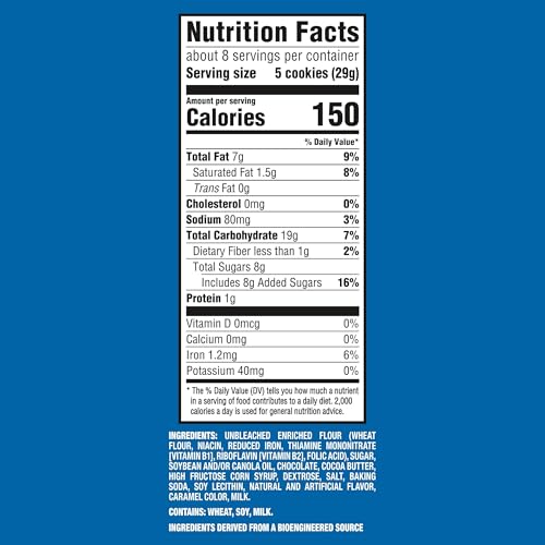 Image of Nabisco Snack Sak Mini Chips Ahoy, 226g