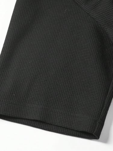 Image of The Modern Soul Men's Waffle Knit Henley Half Sleeve Tshirt for Men