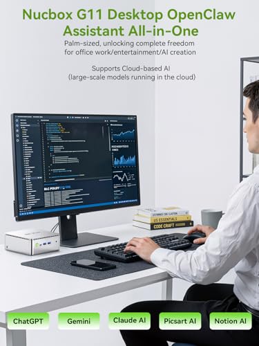 Image of GMKtec G11 Mini PC, AMD Ryzen Embedded R2514, 16GB RAM, 512GB SSD, Dual LAN | Dual 2.5GbE, USB-C And HDMI Triple Display For Business, Office, Home, Remote Work, Digital Signage And Daily PC Multitasking