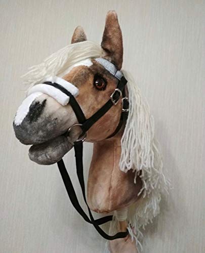 Stick hobby horse | Realistic Haflinger hobby horse for children | Hobbyhorse on stick - Thumbnail 7