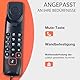 ALCATEL Temporis 10 PRO - Festnetztelefon für den professionellen Einsatz - Visuelle Anrufanzeige - Wahlwiederholungstaste - Stummtaste - Wandmontage - Schwarz