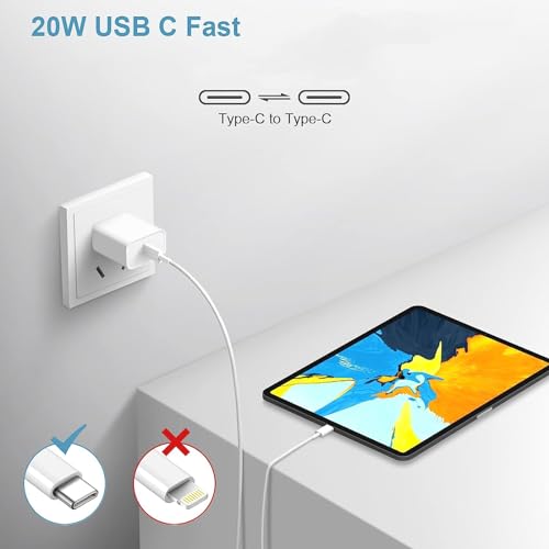 Tek Styz PRO 2Pack USB-C 50W/5A Compatible with ZTE Nubia Red Magic 8S Pro+ for 5Gbps Data and Hi-Powered Charging Cable (White 1.5M/5ft)