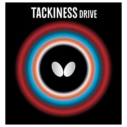 Butterfly Tackiness Drive Table Tennis Rubber Table Tennis Rubber - 1.9 mm - Red or Black - 1 Inverted Table Tennis Rubber Sheet - Professional Table Tennis Rubber