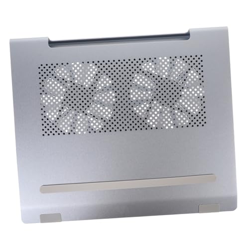 Base enfriadora ajustable para laptop con doble ventilador miniatura 1