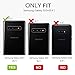 S10 Plus Case,Galaxy S10 Plus Case Carbon Fiber,DUEDUE Dual Layer Slim Hybrid Shock Absorbing Cover Hard PC Bumper Rugged Back Case for Samsung Galaxy S10 Plus/S10+ 6.4'' for Men and Boys(2019), Black