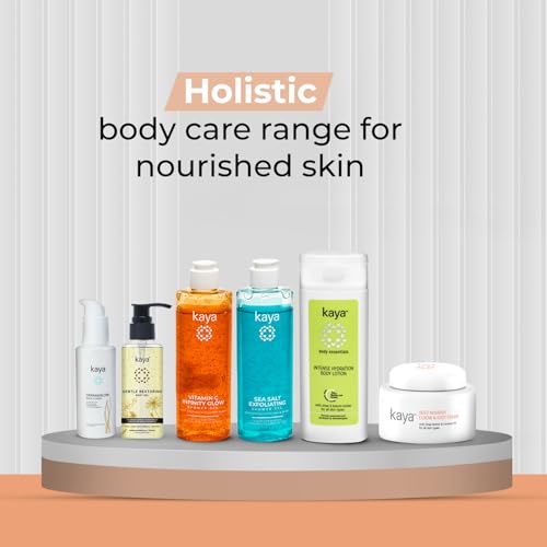 Image of Kaya Vitamin C Infinity Glow Shower Gel | Dermatologist-Developed with 22 Years of Expertise | Brightening & Antioxidant Body Wash with Ascomate-C & Cellulose Beads | Radiant Glow, Gentle Daily Cleanse | For All Skin Types | 240 ml