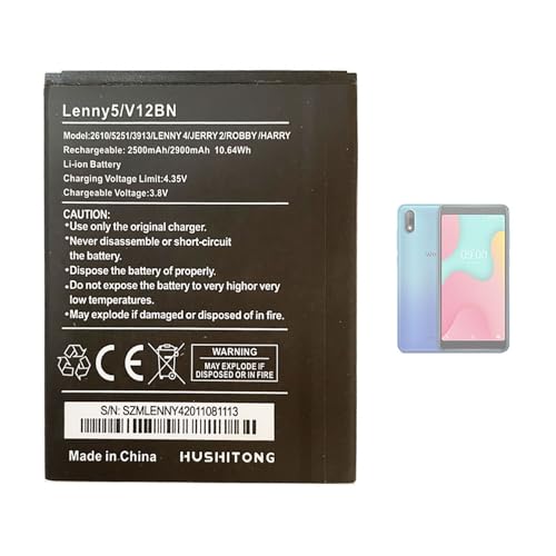 Aousavo Batterie de Rechange WIKO 2610 Compatible avec WIKO Y60 Jerry 2 Jerry 3 Tommy 3